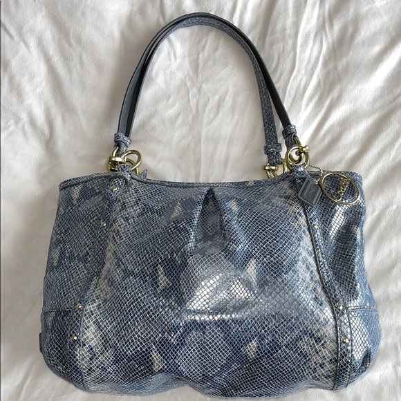 Coach Handbags - Coach Alexandra Python tote bag